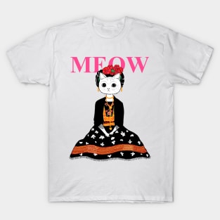 Funny Frida Cat T-Shirt